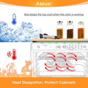 AIEVE Cutting Board Compatible with Ninja Foodie Air Fryer Oven, Air Fryer Accessories Bamboo Counter Protection Board Compatible with Ninja Foodi 10-in-1 DT201/DT251 Air Fry