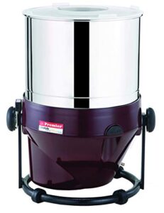 premier lifestyle tilting wet grinder with atta kneader and coconut scrapper - 2 liters - 110v/60 hz - usa and canada
