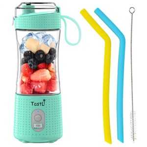 tastli portable blender, personal mini blender for smoothies, juice and shakes (sky blue)