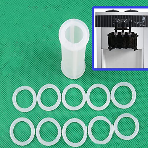 LICHIFIT Food Grade Ice Cream Machine Rubber Ring Sealing Ring Tube for YIKAFU YKF for COOCO Soft Serve Ice Cream Maker Accessories