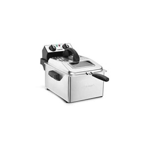 cuisinart cdf-200p1 professional deep fryer, 1 gallon, stainless steel