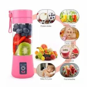 Personal Blender for Shakes and Smoothies, Personal Size Blenders with USB Rechargeable Blender Bottles Travel 380ML (Green)