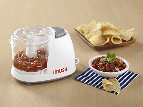 IMUSA USA White GAU-80319W Mini Chopper 1.5-Cup