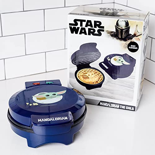 Uncanny Brands Star Wars The Mandalorian The Child Waffle Maker- Baby Yoda Waffles