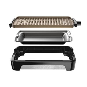 George Foreman Smokeless Indoor Grill, Party Size, Black, GFS0172SB