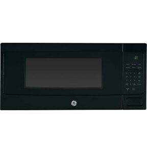 ge profile pem31dfbb 24" 1.1 cu. ft. capacity counter top microwave oven in black