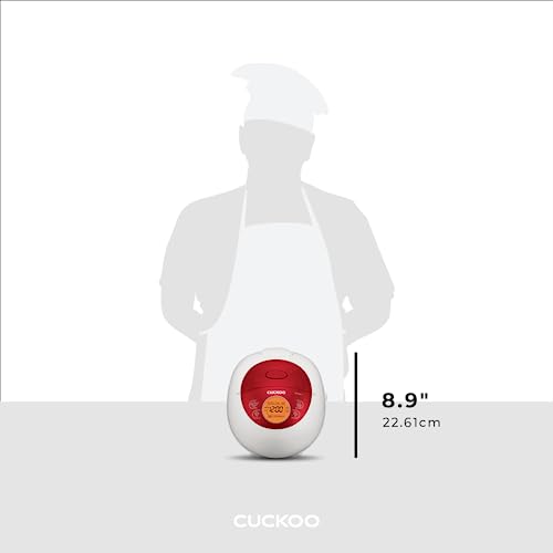 Cuckoo CR-0351FR Rice Cooker Red, 0.75 quarts