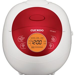 Cuckoo CR-0351FR Rice Cooker Red, 0.75 quarts