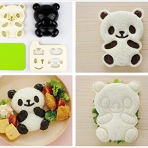 Excelity® Cute Panda Bear DIY Sandwich & Rice Cutter, Cake Bread Toast Mold Maker