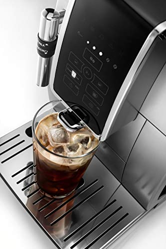 De'Longhi Dinamica Fully Automatic Coffee and Espresso Machine with Premium Adjustable Frother, Stainless Steel, ECAM35025SB