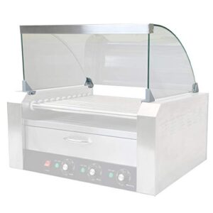 PartyHut Hot Dog Roller Sneeze Guard for 11 Roller Commercial Machine Sanitary Clear Cover (Hot Dog Roller Not Included)