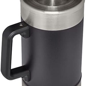 Stanley French Press 48oz with Double Vacuum Insulation, Stainless Steel Wide Mouth Coffee Press, Large Capacity, Ergonomic Handle, Dishwasher Safe