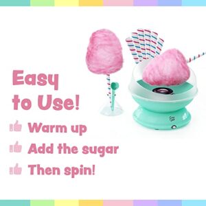 Cotton Candy Express CC1000-S Cotton Candy Machine, Pink. Easy to Use and Clean. A Great Value, Nostalgia and Fun for Kids and Adults. Comes with Instruction Manual and Tip Card