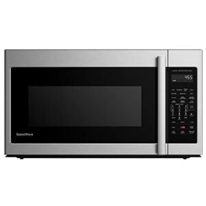 galanz glomjb17s2aswz-10 30" speedwave over the range microwave oven, true convection & sensor technology, air fry & steam cooking, stainless steel, 1.7 cu ft, convection
