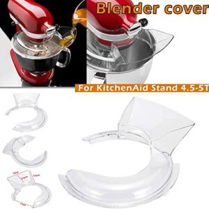 Dvluck 4.5-5QT Bowl Pouring Shield Tilt Head Parts for Kitchen Aid Stand Mixer