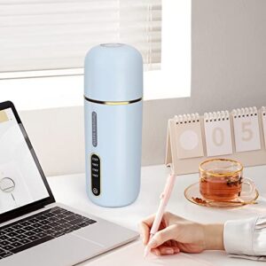 Portable Kettle,380ml Travel Kettle Electric Small,Portable Water Boiler,Mini Travel Tea Kettle,Fast Boil and Auto Shut Off Water Kettle Warmer,Double Wall Insulated Coffee Hot Water Heater Tea Maker
