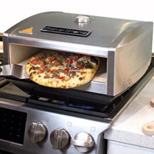 BakerStone Pizza Box, Gas Stove Top Oven (Stainless Steel)