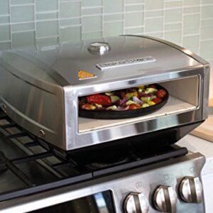 BakerStone Pizza Box, Gas Stove Top Oven (Stainless Steel)