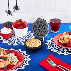 SPIDERWEB MINI WAFFLE MAKER (White)