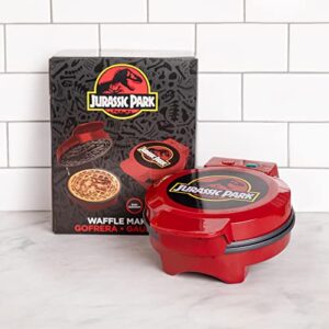 Uncanny Brands Jurassic Park Waffle Maker - T-Rex on Your Waffles - Waffle Iron