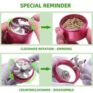 Pink Spice Grinder Kitchen Helper 2.2"