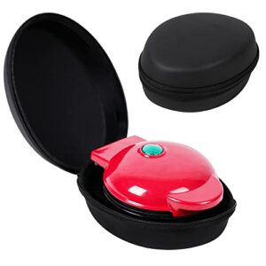 carrying bag compatible with dash mini waffle maker 4 inch, travel case for mini waffle maker nylon dust cover (bag only)