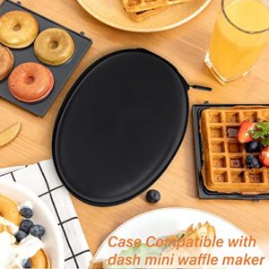 Carrying Bag Compatible with DASH Mini Waffle Maker 4 Inch, Travel Case for Mini Waffle Maker Nylon Dust Cover (Bag Only)