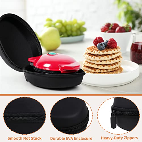 Carrying Bag Compatible with DASH Mini Waffle Maker 4 Inch, Travel Case for Mini Waffle Maker Nylon Dust Cover (Bag Only)