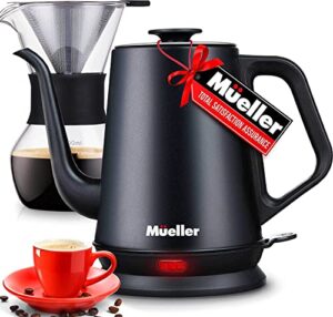 mueller gs-710 - gooseneck kettle & pour over drip set-pour over coffee dripper