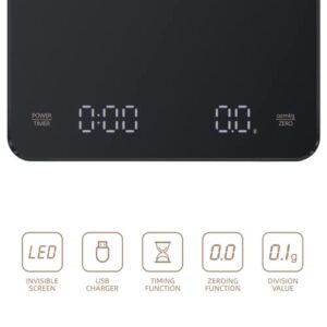 GLX2 Coffee Scale for Pour Over Drip Coffee and Espresso