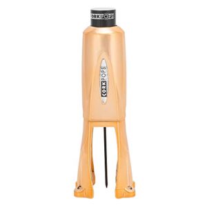 cork pops copper tone legacy wine bottle opener with 4-blade foil cutter
