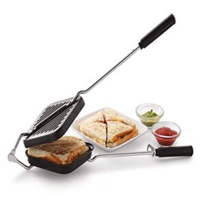 Nonstick Gas Sandwich Toaster Grill Sandwich Toaster Sandwich Maker Aluminum Sandwich Maker Grill and Toast Sandwich Maker Mini Gas Toaster and Griller