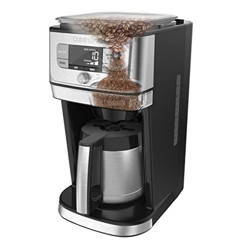 Cuisinart DGB-850FR Fully Automatic 10 Cup Burr Grind & Brew Thermal Coffeemaker Silver - Certified Refurbished