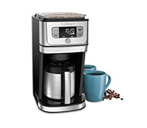 Cuisinart DGB-850FR Fully Automatic 10 Cup Burr Grind & Brew Thermal Coffeemaker Silver - Certified Refurbished