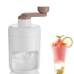 baotkere ice shaver ice cream smoothie slushie milkshake cocktail maker machine to make snow cone, bpa free portable ice crusher with free cube tray