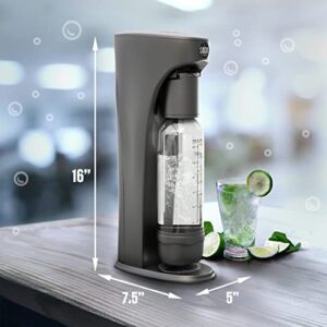 The Soda Sensei Sparkling Water Maker by Soda Sense, Carbonate Anything, Easy to Clean, Home Soda Machine, 100% Satisfaction Guarantee, Built to Last, 24-Month Warranty, Make Fizzy Water at Home