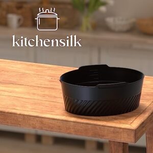 Kitchensilk Silicone Slow Cooker Liner | Fits 6-7QT Crockpots | Reusable & Dishwasher Safe | Ideal for Oval Crock-Pots, Hamilton Beach, Elite Gourmet, Bella & More