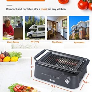 COMMERCIAL CHEF Indoor Smokeless Infrared Grill
