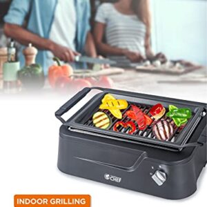 COMMERCIAL CHEF Indoor Smokeless Infrared Grill