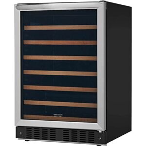 Frigidaire FGWC5233TS Gallery Series 26 Inch Built-In and Freestanding Single Zone Wine Cooler in Stainless Steel,Silver
