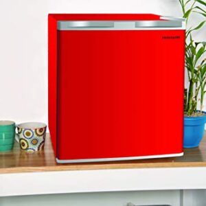 Frigidaire EFR115-RED 1.6 Cu Ft Compact Fridge for Office, Dorm Room, Mancave or RV, Red