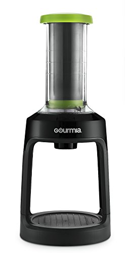 Gourmia GKCP135 Manual Coffee Brewer - Single Serve Manual Hand French Press Coffee Maker - No Electricity - Brew Coffee Anywhere - Green