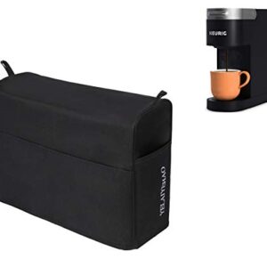 YELAIYEHAO Single Serve Coffee Makers Cover for Keurig Coffee Maker K-Slim (black, 15.5"X5.5"X12")