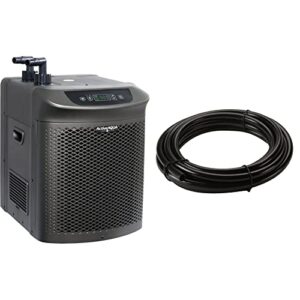active aqua aach50hp hydroponic water cooling system, per hour, user-friendly chiller, new, 1/2 hp, rated : 4,020 btu, w/power boost & totalpond vinyl tubing, 1/2-inch