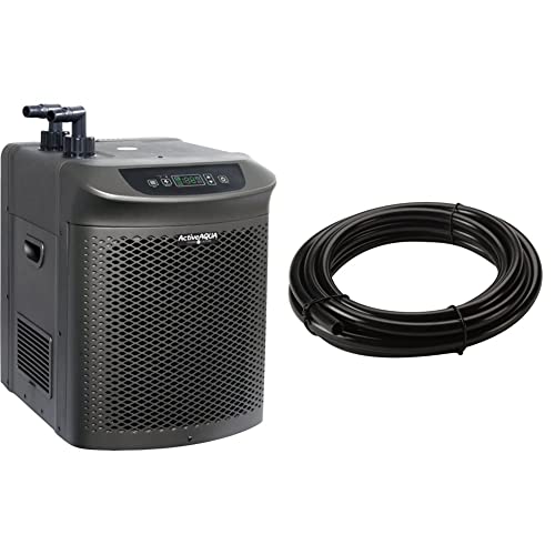 Active Aqua AACH50HP Hydroponic Water Cooling System, per Hour, User-Friendly Chiller, New, 1/2 HP, Rated : 4,020 BTU, w/Power Boost & TotalPond Vinyl Tubing, 1/2-inch