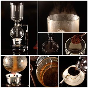 Kendal Glass Tabletop Siphon (Syphon) Coffee Maker 5 Cups