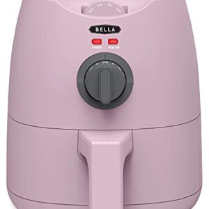 Bella 2-Quart Electric Air Fryer, Pink Matte