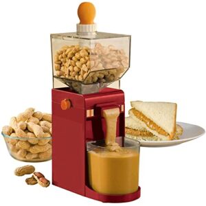 fbaiyy household peanut grinder, mini peanut butter machine, electric grain grinder with non-slip base, for almonds, coffee bean grinder