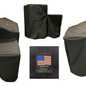 Enterprises 700-709 PVC Coated Polyester Cover 5009 Full Length Custom Protection Made for 9 Gallon Deep Fryer Protection from The Elements Made in The USA Compatible with Bayou Classic Deep Fryer