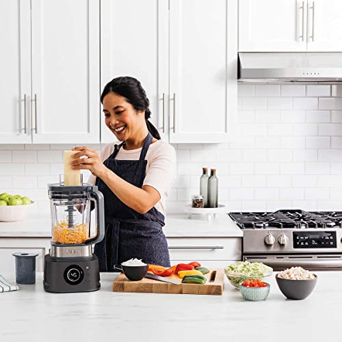 Ninja CO401B Foodi Power Blender Ultimate System with 72 oz Blending & Food Processing Pitcher, XL Smoothie Bowl Maker and Nutrient Extractor* & 7 Functions, Black